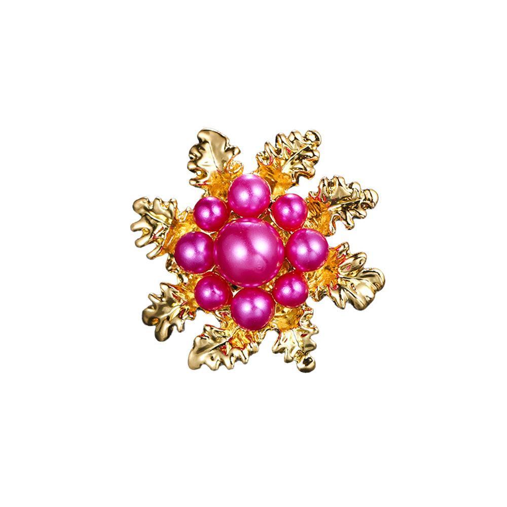 Women's Jewellery: Imitation Pearl Brooch Elegant Jewelry Fashion Accessory Women Ladies Gift - Sliver