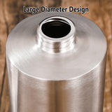 Shower Accessories: Soap Dispenser 500ml Stainless Steel Pump Silver Bathroom Liquid Container