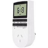 240V Digital Programmable Timer Switch Plug In Socket Power Clock AU Plug