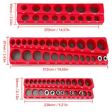 Tool Boxes: Plastic Socket Storage Rack Tool Organizer for Metric and Imperial Sockets