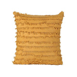 Cushions & Throws: Boho Tassel Fringe Striped Cushion Cover Soft Home Decor Sofa Throw Pillow Case - Black