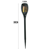 Other Outdoor Lights: 4pcs LED Solar Flickering Flame Torch Lights Outdoor Garden Path Landscape Lamps