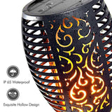 Other Outdoor Lights: 4pcs LED Solar Flickering Flame Torch Lights Outdoor Garden Path Landscape Lamps