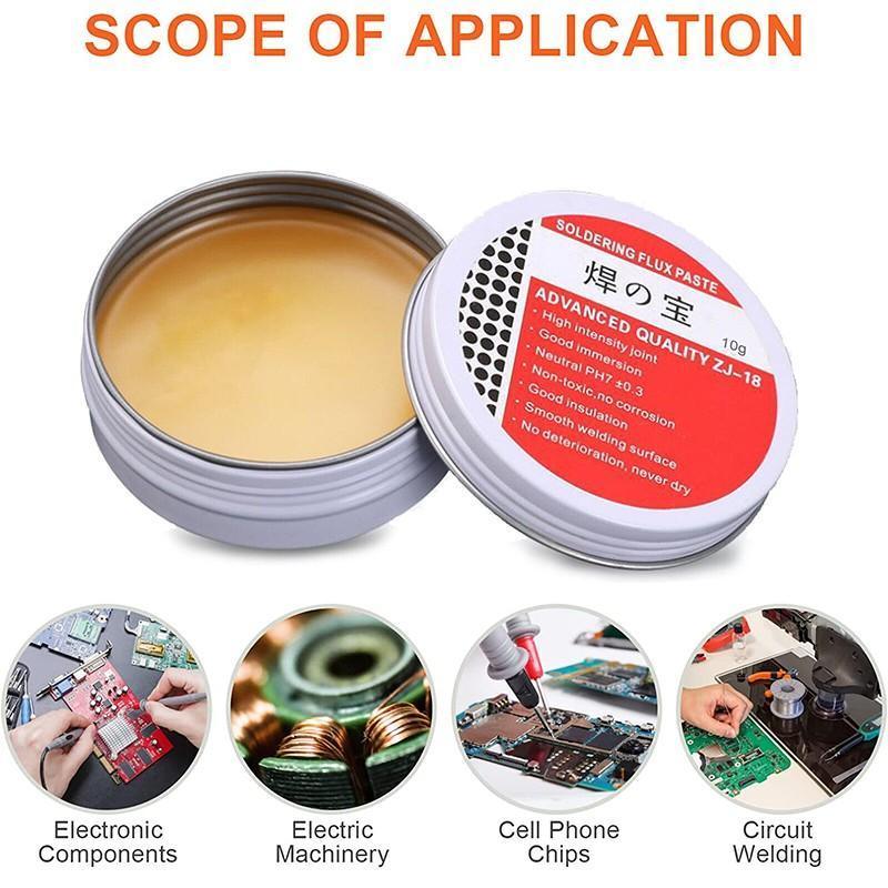 Welding Guns & Plasma Cutters: 2X 10g Soldering Flux Paste Pcb Rosin Welding Diy High Intensity Solder Zj-18