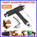 Novelty Gifts: Roller Spanner Tool Skate T-Type Wrench Longboard Skateboard Screwdriver Mini