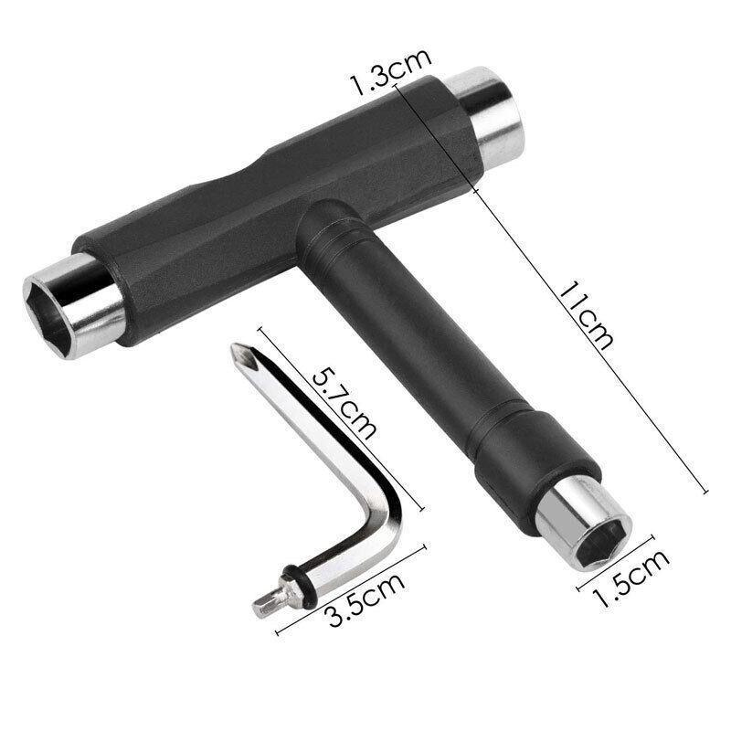 Roller Spanner Tool Skate T-Type Wrench Longboard Skateboard Screwdriver Mini