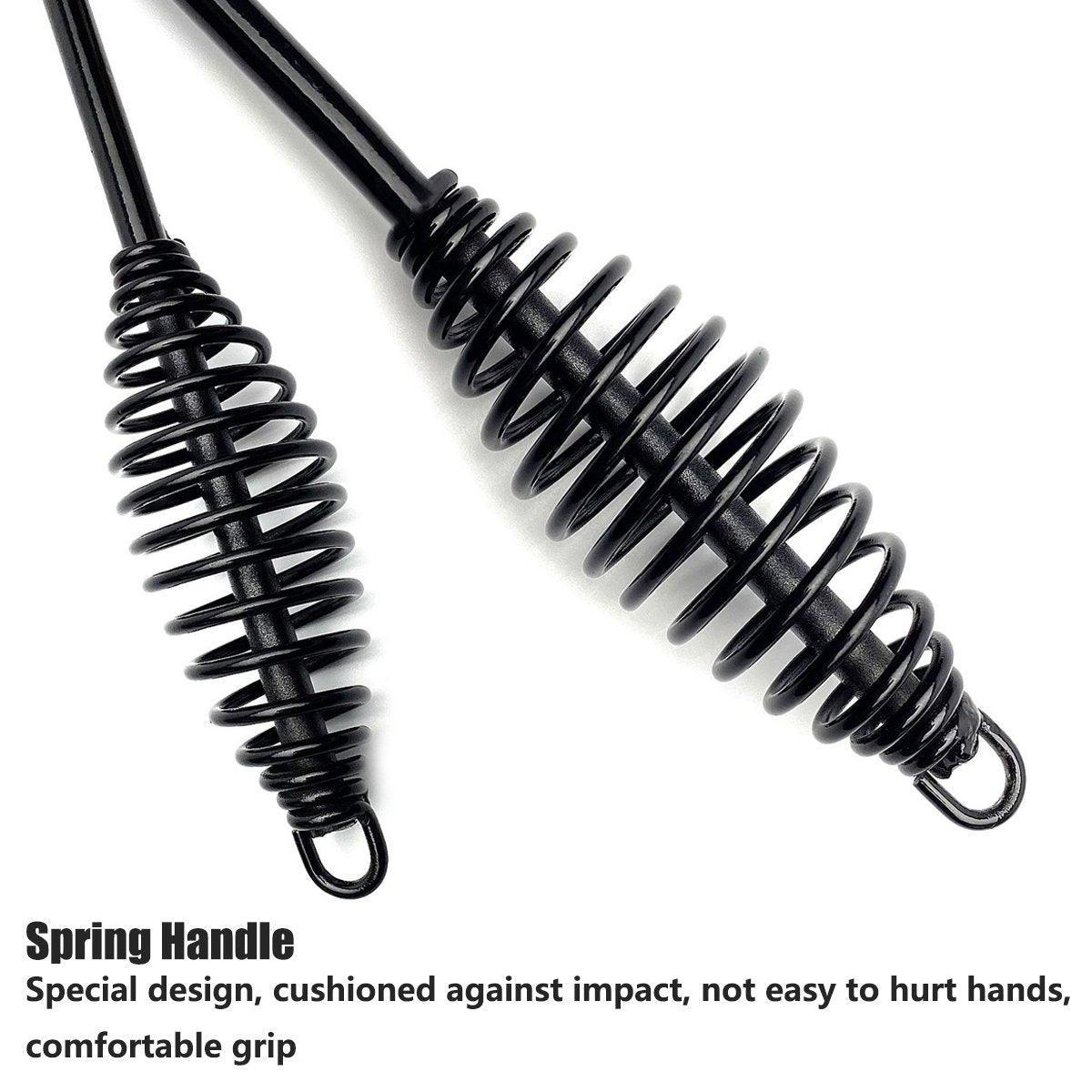 Hammers: Welding Chipping Hammer Spring Handle Hold Heart Cleaning Harden DIY Metal Black - 500g