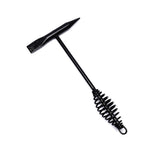 Hammers: Welding Chipping Hammer Spring Handle Hold Heart Cleaning Harden DIY Metal Black - 670g