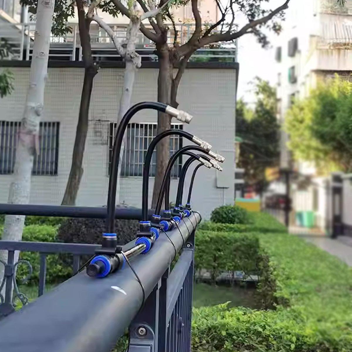 Gardening Tools: 5M 10M 20M Garden Watering System Adjustable Spray Irrigation Hose Sprinkler - 5m