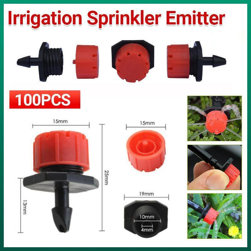 Irrigation Pumps: 100X Adjustable Micro Flow Dripper for Garden Irrigation Hose