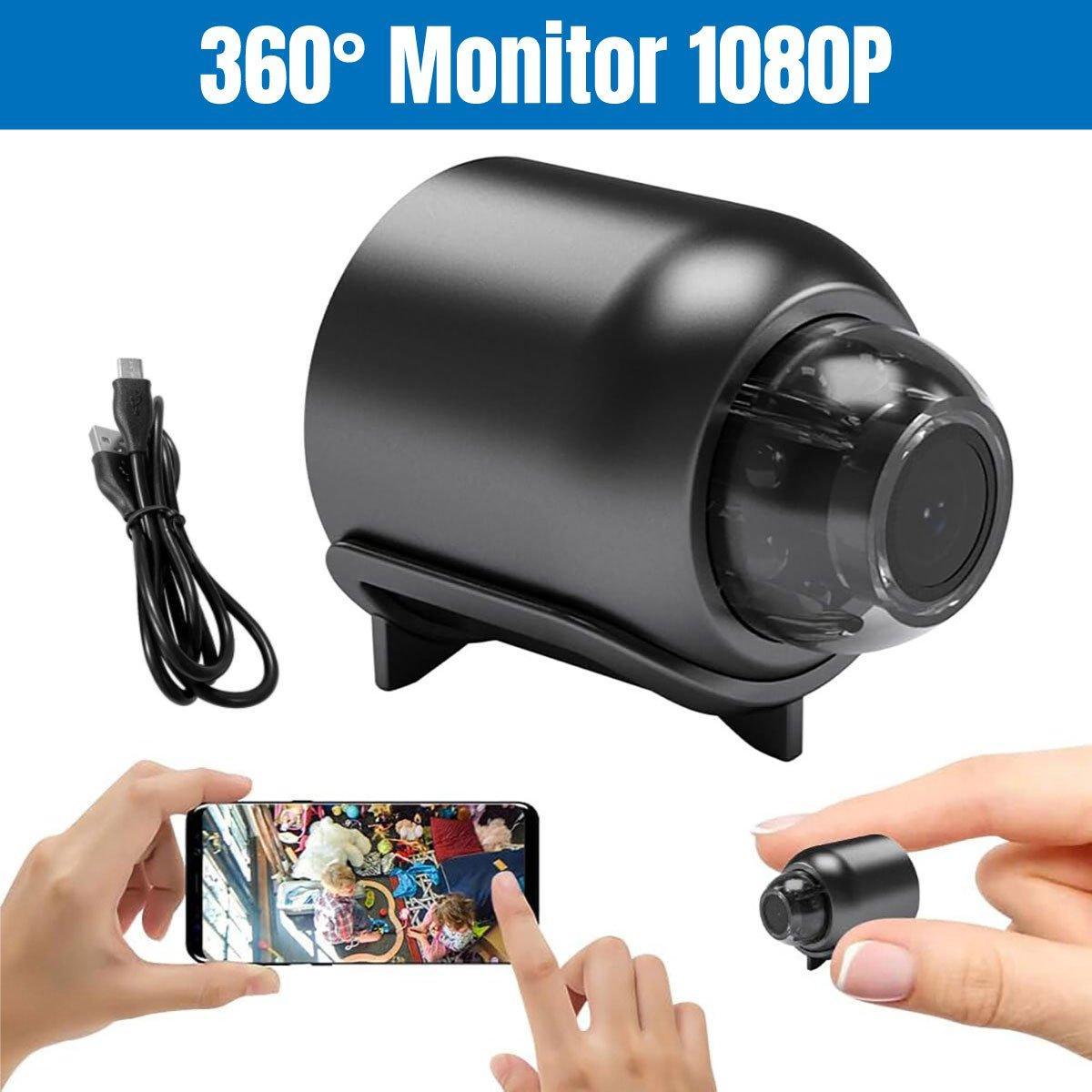 Security Cameras & Accessories: 360 Degree Panoramic Wireless Home Monitor HD Remote Viewing by Cell Phone