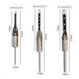 Screwdrivers: 3x Square Hole Mortising Chisel Drill Bit Woodworking Saw Tools for Drilling