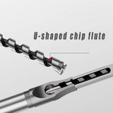 Screwdrivers: 3x Square Hole Mortising Chisel Drill Bit Woodworking Saw Tools for Drilling