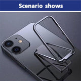 Laptop Stands: Portable Multifunctional Folding Metal Mobile Phone Holder Bracket Desktop Stand - Silver