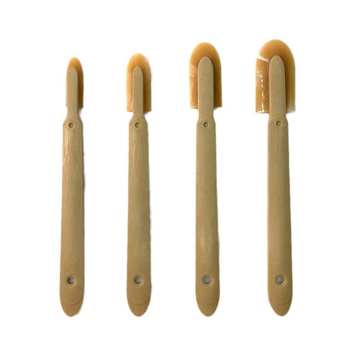 Caulking Tools: 4pcs Squeegee Plastic Grout Sealant Spatula Caulk Applicator Tool Set for Home