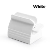Oral Care: Large Bathroom Toothpaste Squeezer Tube Easy Stand Dispenser Rolling Holder Seat - Red