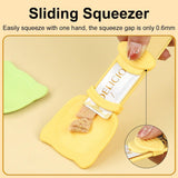 Cat Bowls, Feeders & Waterers: Cat Strip Scoop Squeezer Feeder Snack Spoon Easy Cat Feeding Treats - White