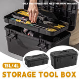 Tool Boxes: Multi Function Toolbox Household Car Storage Organizer Outdoor Hardware Case - 4L