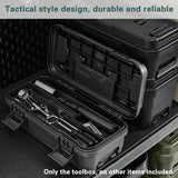 Tool Boxes: Multi Function Toolbox Household Car Storage Organizer Outdoor Hardware Case - 4L