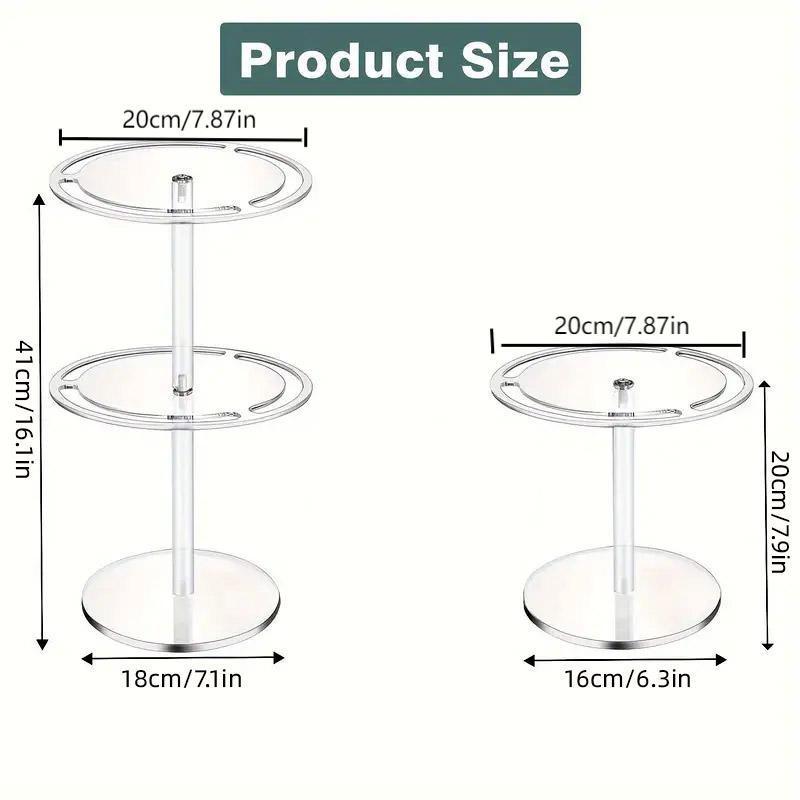 Men's Accessories: 360 Degree Rotating Eyeglasses Display Stand Desktop Holder Organizer Glasses Storage - 1-Layer