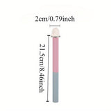Bird Cage Accessories: Non-Slip Silicone Parrot Perch Stand Stick Grinding Claw Bird Cage Accessories - Pink Grey