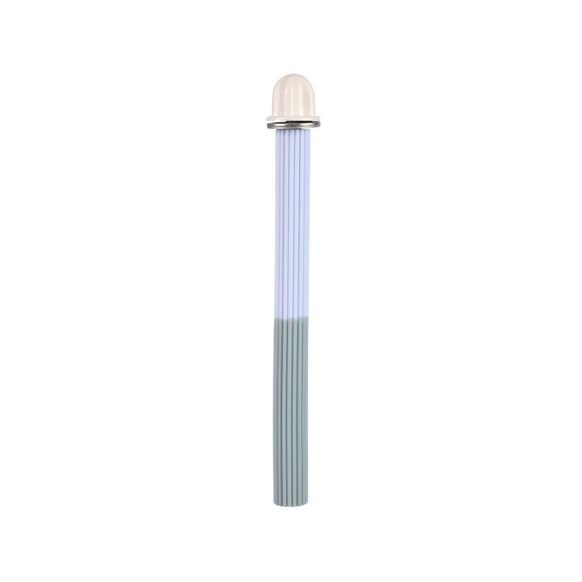 Bird Cage Accessories: Non-Slip Silicone Parrot Perch Stand Stick Grinding Claw Bird Cage Accessories - White Blue