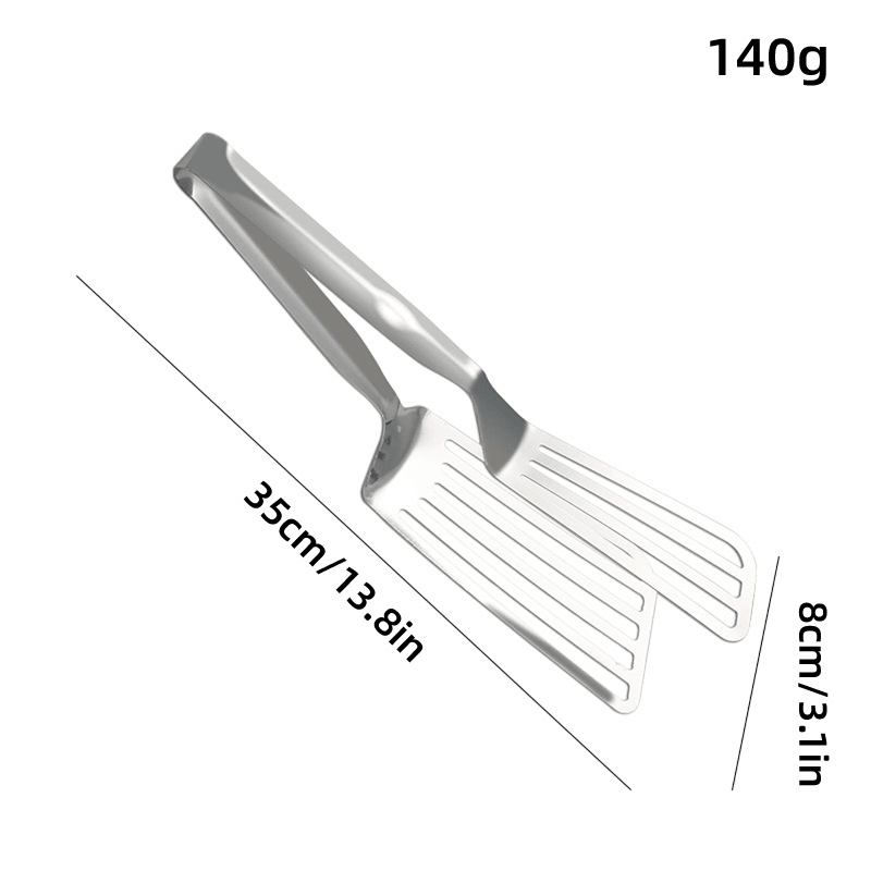 BBQ Tools: Stainless Steel Steak Tongs Multi-Functional Kitchen Tool for BBQ and Fried Fish