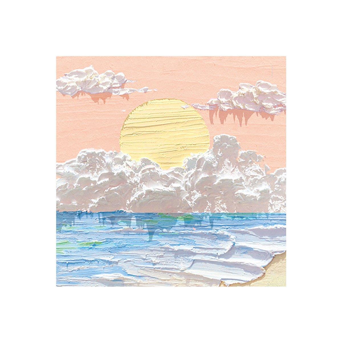 Paper Products: 800 Sheets Colorful Oil Painting Sticky Notes Memo Pads Self-Adhesive Notes - 2#