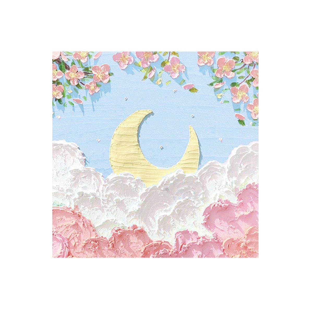 Paper Products: 800 Sheets Colorful Oil Painting Sticky Notes Memo Pads Self-Adhesive Notes - 3#