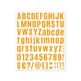 10pcs Letter Stickers Colorful DIY Scrapbooking Water Bottle Greeting Cards - Rose Red