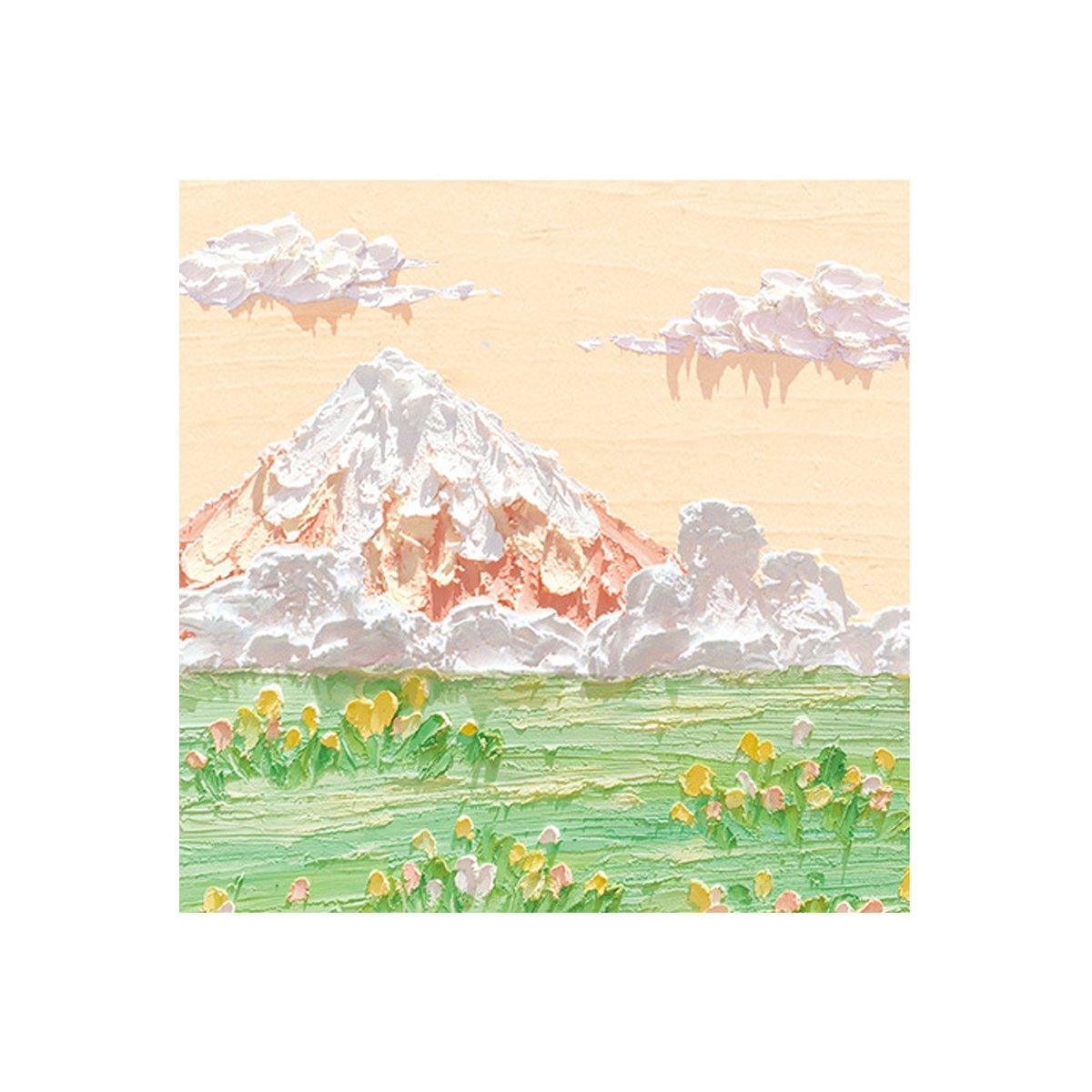 Paper Products: 800 Sheets Colorful Oil Painting Sticky Notes Memo Pads Self-Adhesive Notes - 6#