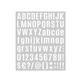 10pcs Letter Stickers Colorful DIY Scrapbooking Water Bottle Greeting Cards - Yellow