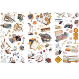 15-Style Creative Student Graffiti Sticker Set Small Fresh Sticker - O-Retro Objects