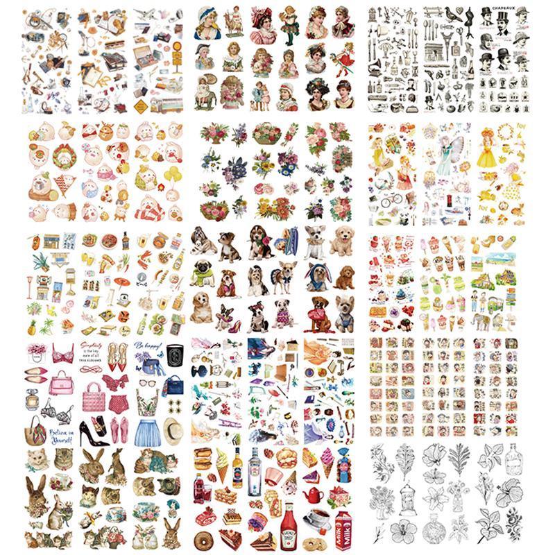 Labels: 15-Style Creative Student Graffiti Sticker Set Small Fresh Sticker - A-Alchemist's ar tifact
