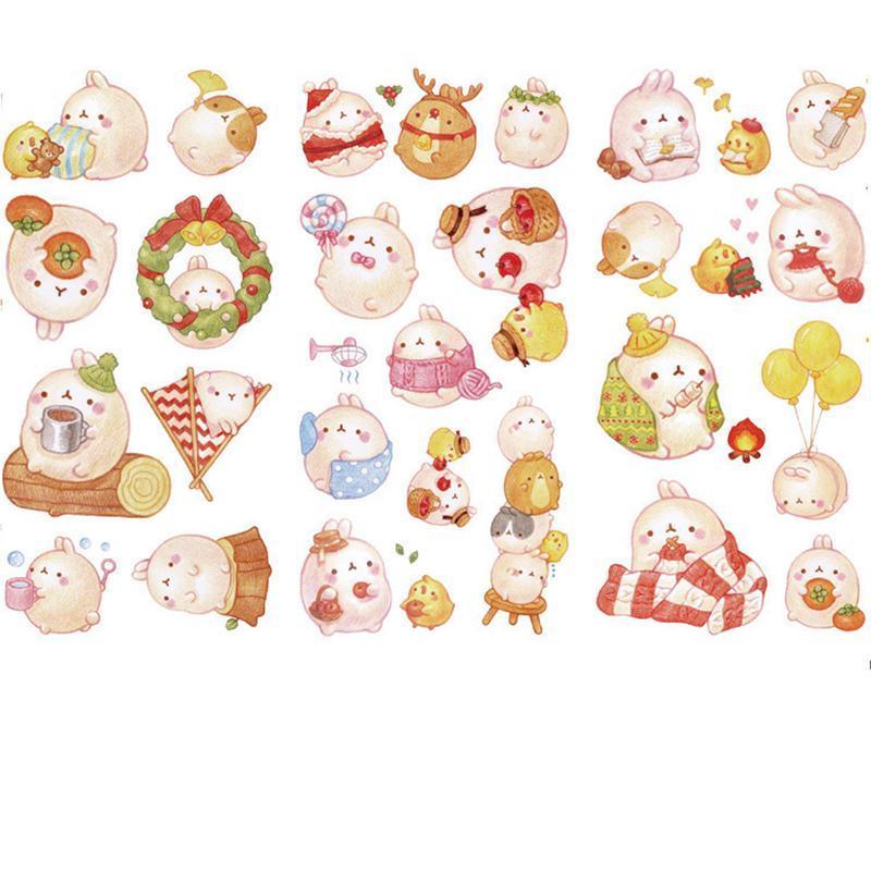 Labels: 15-Style Creative Student Graffiti Sticker Set Small Fresh Sticker - G-Bangkok Cuisine