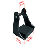 2pcs Plastic Stirrups Adjustable Horse Riding Equestrian Training Stable Riding