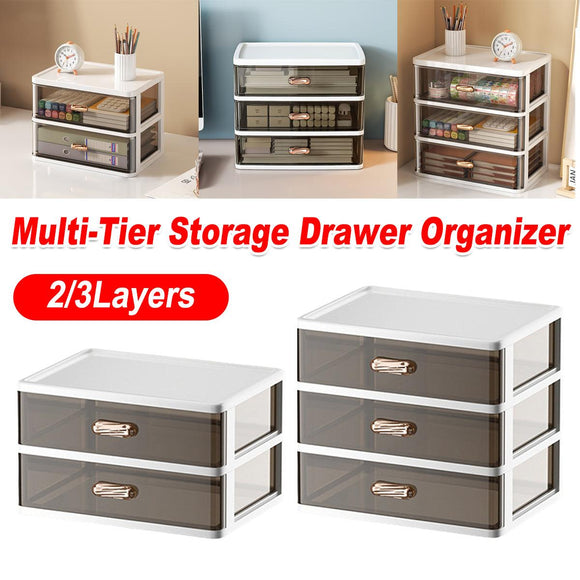 2/3 Tier Organizer Storage Shelf Multi Functional Cosmetic Bathroom Organizer Rack - Two-Layer