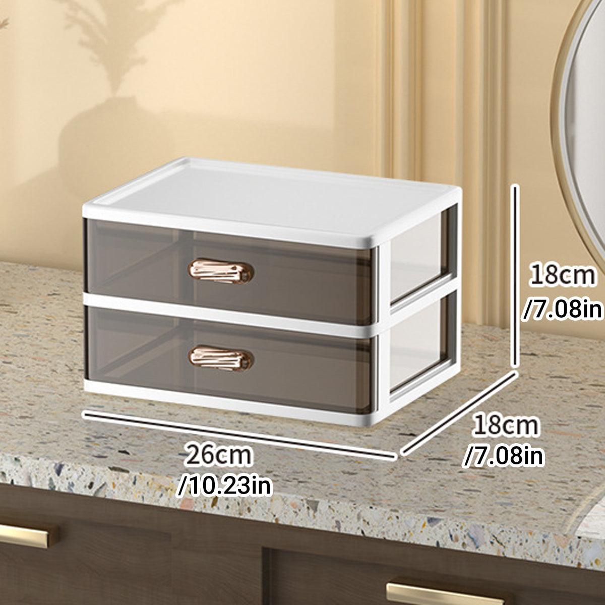 Utility Trolleys: 2/3 Tier Organizer Storage Shelf Multi Functional Cosmetic Bathroom Organizer Rack - Two-Layer