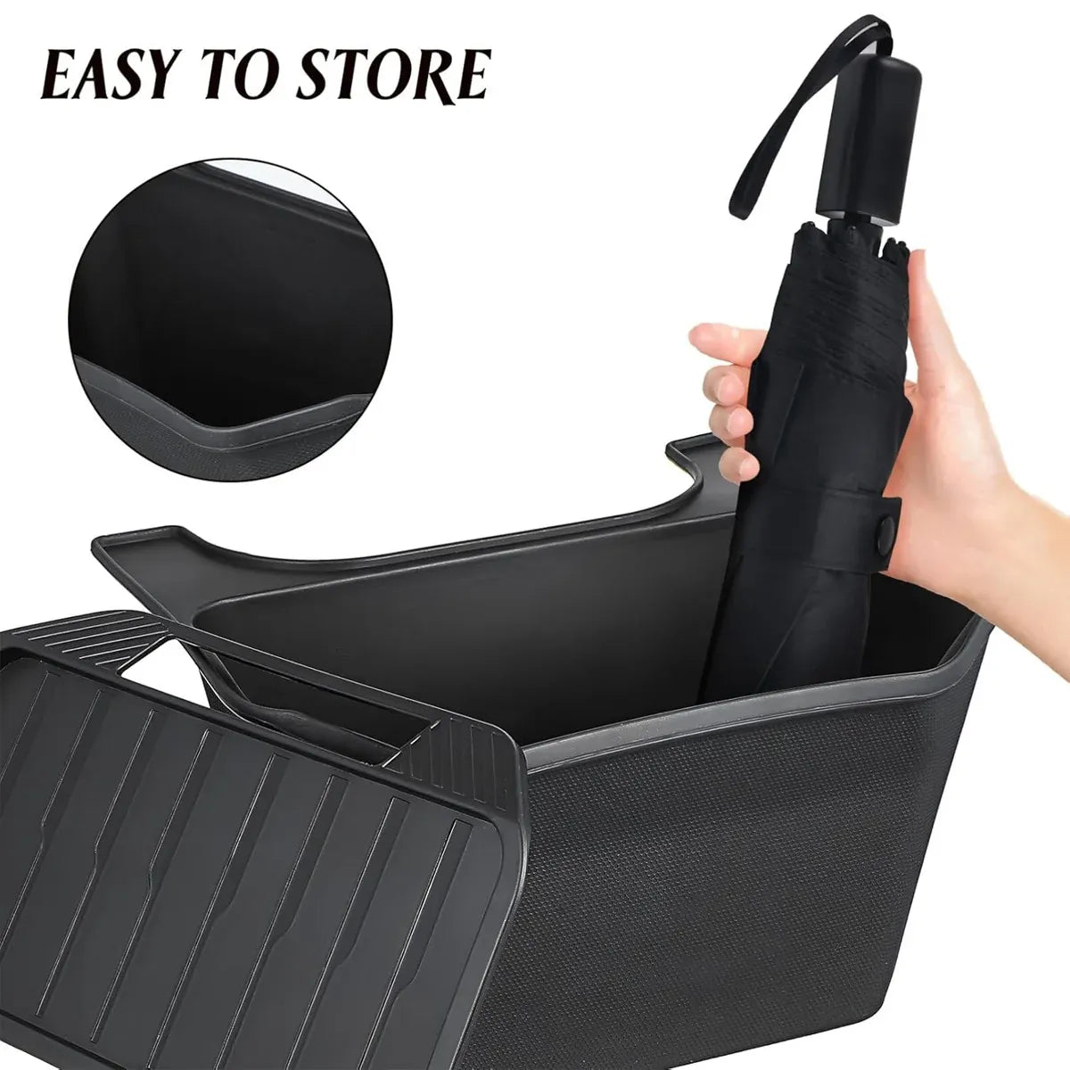 For Tesla Model Y Rear Center Organizer Backseat Storage Box Bin Accessories