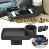 Automotive Decor: Car Storage Box Clip In Cup Holder Multifunctional Vehicle Seat Side Organizer