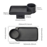 Automotive Decor: Car Storage Box Clip In Cup Holder Multifunctional Vehicle Seat Side Organizer