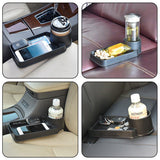 Automotive Decor: Car Storage Box Clip In Cup Holder Multifunctional Vehicle Seat Side Organizer