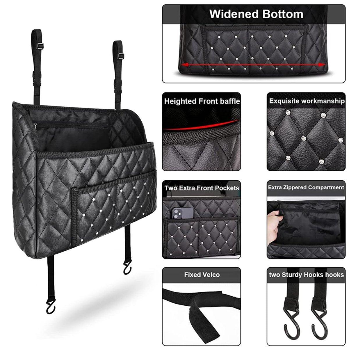 Automotive Decor: Car Hanging Storage Bag Organiser for Seat Back Front Storage Pocket Holder