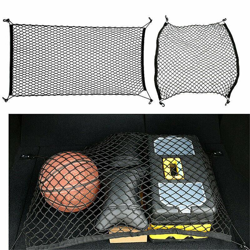 Automotive Decor: Car Net Organizer Storage Large Boot Cargo Trunk Luggage Tidy Suv Rear Universal