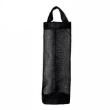 Clothing & Wardrobe Storage: Hanging Mesh Bag Organizer Dispenser for Plastic or Trash Bags Storage Holder - Grey