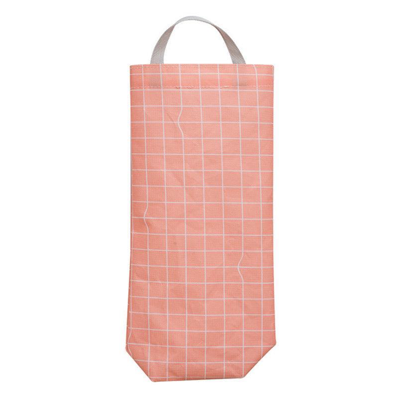Clothing & Wardrobe Storage: Plastic Bag Bags Hanger Organizer Storage Kitchen Trash Garbage Dispenser Holder - Red