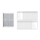 30X Transparent Jewelry Storage Book Small Plastic Gifts Reclosable Jewelry Bags