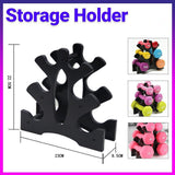 Weightlifting Machines & Racks: Dumbbell Storage Holder Gym Hand Weight Stand 3-Tier Tree Rack Weights Organizer