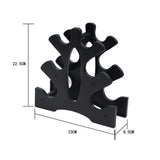 Weightlifting Machines & Racks: Dumbbell Storage Holder Gym Hand Weight Stand 3-Tier Tree Rack Weights Organizer