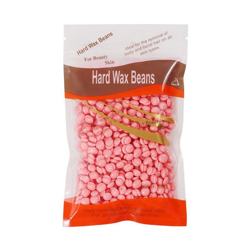 Tattoo Suppliers: 300G Hard Wax Bean No Strip No Pain Hot Film Body Waxing Hair Removal Depilatory - Strawberry